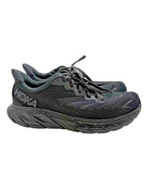 HOKA Arahi 6 Running Shoes Women Size 9.5 Black White Stability Road 1123195BWHT